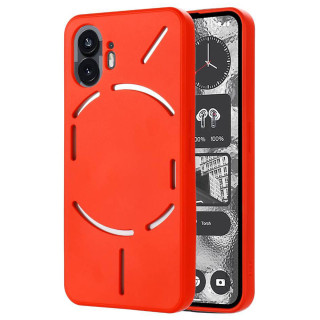 Liquid silicone case Nothing Phone (2) - China Red