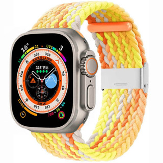 Braided Elastic Bracelet Apple Watch 8 (45mm) - gradientorange