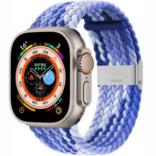Punottu elastinen rannekoru Apple Watch 8 (45mm) - gradientblue
