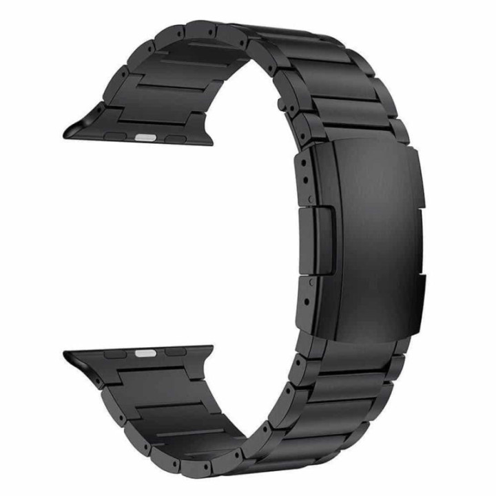 Armbånd BEAD Titanium Apple Watch 8 (45mm) - Sort
