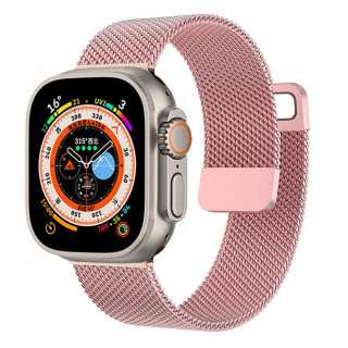 Milanese Armband Apple Watch 7 (45mm) - Rosa