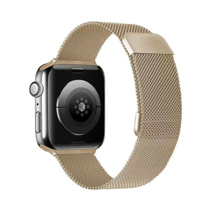 Milanese Rannekoru Apple Watch 7 (45mm) - Vintage Gold