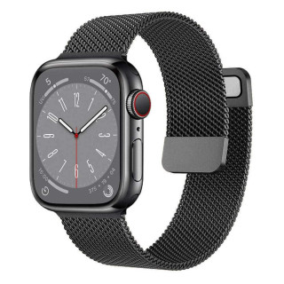 Milanese armbånd Apple Watch 7 (45mm) - Grå