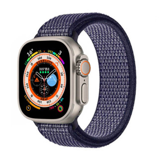 Nailon Rannekoru Apple Watch 8 (41mm) - Midnight blue