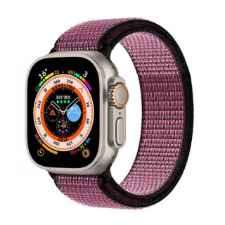 Nylon Armband Apple Watch 8 (41mm) - True Berry