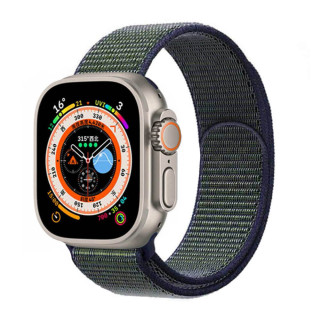 Nailon Rannekoru Apple Watch 8 (41mm) - Midnight fog