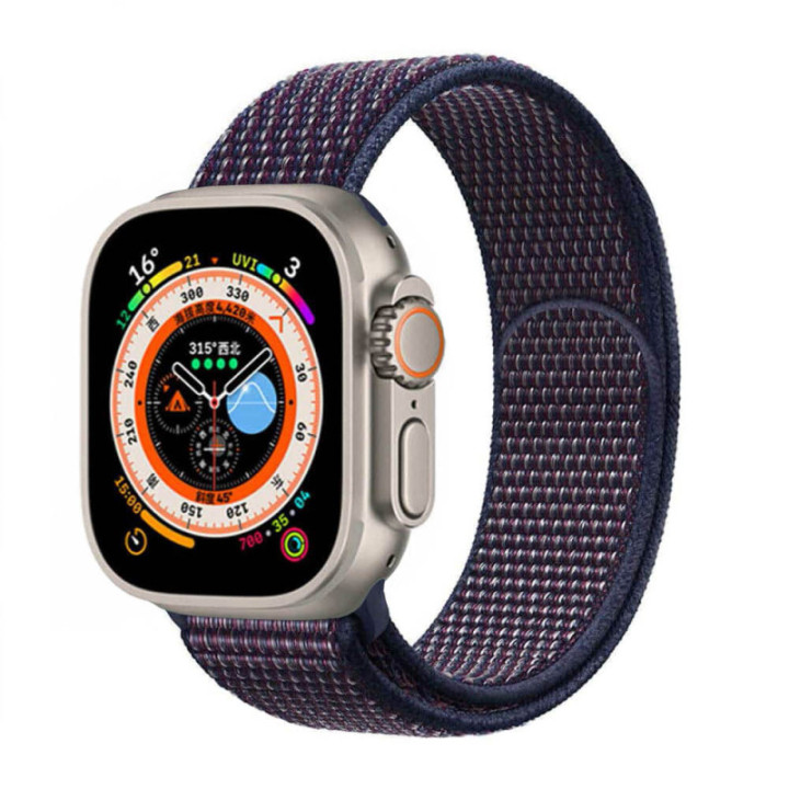 Nyon Armbånd Apple Watch 8 (41mm) - Indigo