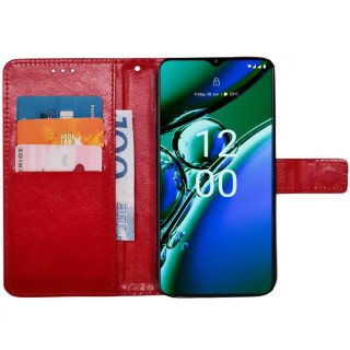 Lompakkokotelo 3-kortti Nokia G42 - Punainen