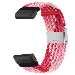 Flätat klockarmband Garmin D2 Bravo - Gradientred