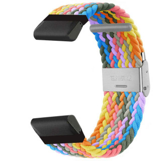Flettet klokkereim Garmin D2 Charlie - Light Rainbow