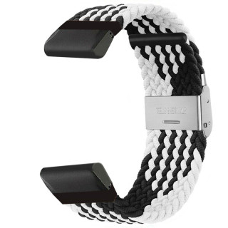 Geflochtenes Uhr Armband Garmin D2 Bravo - Blackwhite