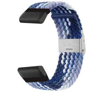 Punottu kellon ranneke Garmin D2 Bravo - Gradient blue