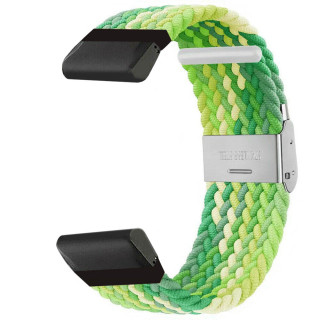 Flettet klokkereim Garmin D2 Charlie - Gradient green