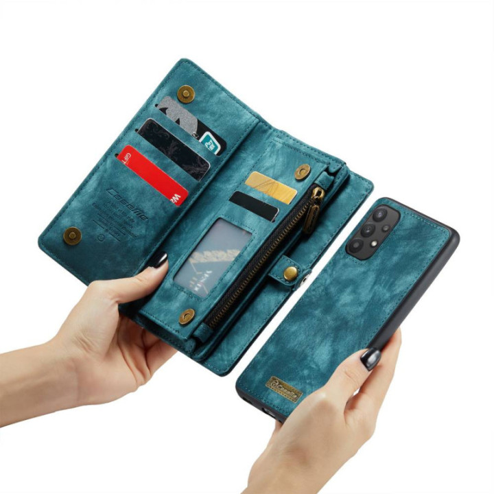 CaseMe Multi Tasche 11-Karten Samsung Galaxy A32 5G - Blau