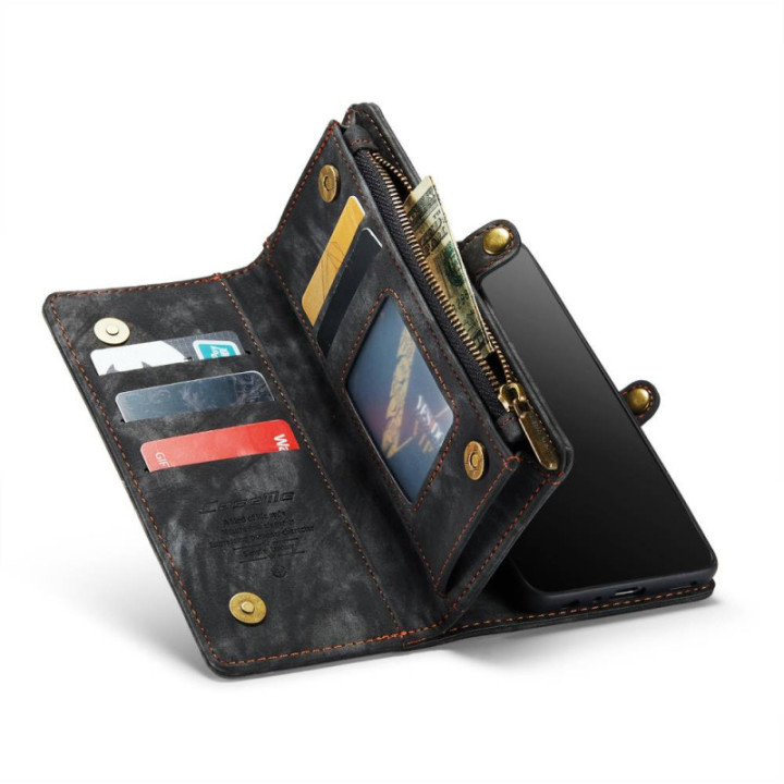 CaseMe Multi Tasche 11-Karten Samsung Galaxy A32 5G - Schwarz/Grau