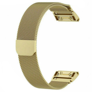 Milanese magnetisk urrem Garmin Quatix 7 - Guld
