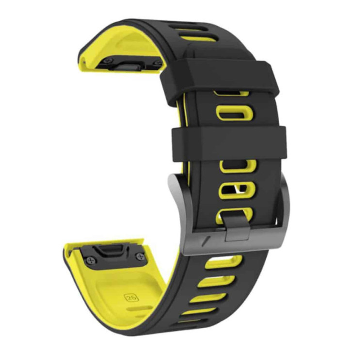 Twin Silikonband Garmin ‌Enduro- Schwarz/gelb