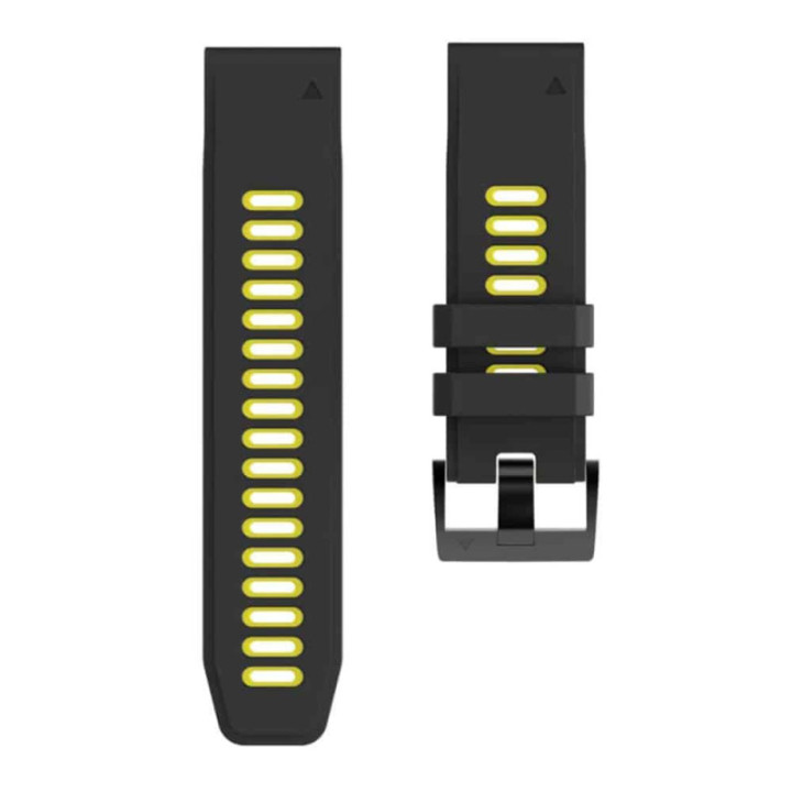 Twin Silikonband Garmin ‌Enduro- Schwarz/gelb