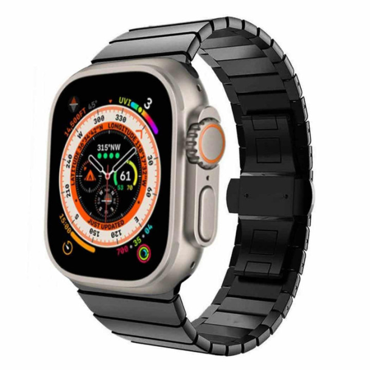 Klockarmband RSF Butterfly Apple Watch Ultra 2 (49mm) - Svart