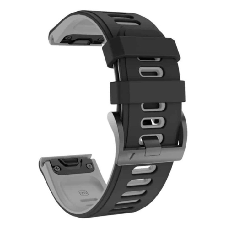 Twin Sport Armbånd Garmin Fenix 6S - Sort/grå
