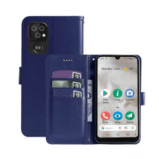Wallet cover 3-card Doro 8100 - Darkblue