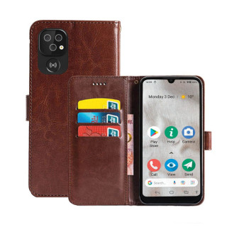 Wallet cover 3-card Doro 8100 - Brown