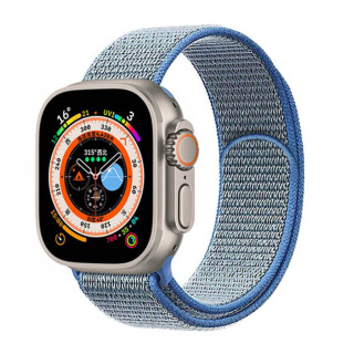 Nylon watchband Apple Watch Ultra (49mm) - Tahoe blue