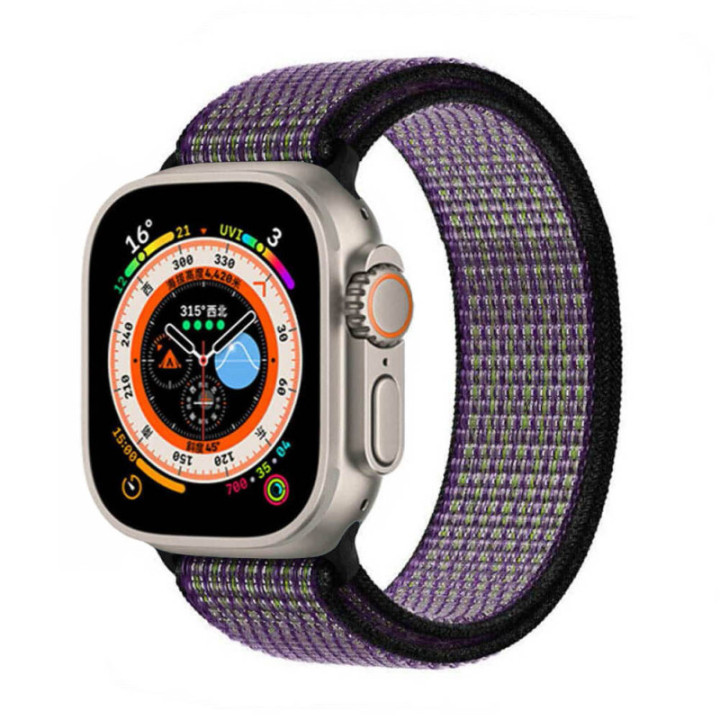 Nylon Uhr Armband Apple Watch Ultra (49mm) - Desert sand