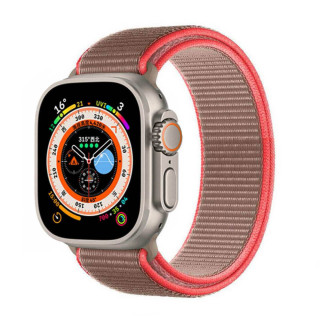 Nylon watchband Apple Watch Ultra (49mm) - Neon pink