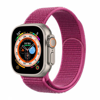 Nylon Uhr Armband Apple Watch Ultra (49mm) - Dragon fruit