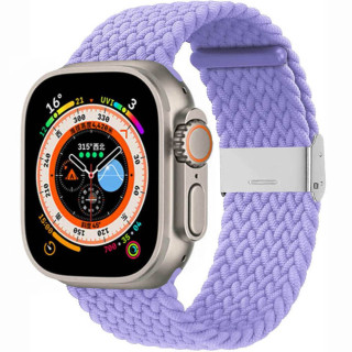 Flettet Urrem Apple Watch Ultra (49mm) - Lightpurple