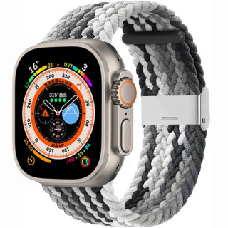 Geflochtenes Uhr Armband Apple Watch Ultra (49mm) - Gradient grey