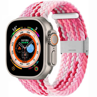 Geflochtenes Uhr Armband Apple Watch Ultra (49mm) - Gradientred