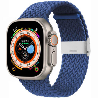 Flätat klockarmband Apple Watch Ultra (49mm) - Blue