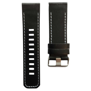 Leder uhrarmband easyfit  Garmin D2 Bravo - Schwarz