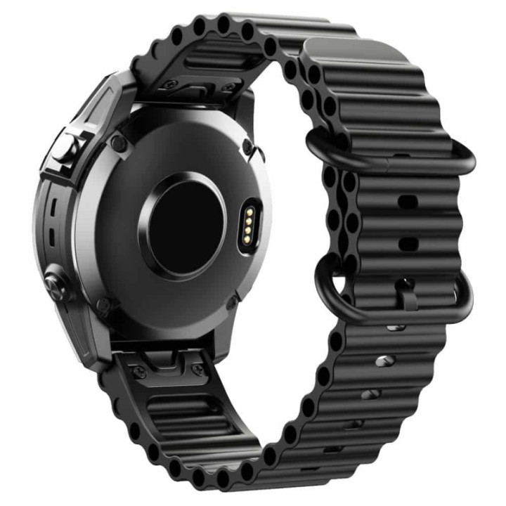 Ocean Watchband Garmin Fenix 6X - Black