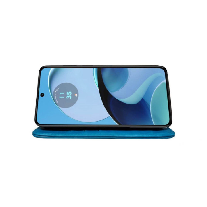 Wallet cover 3-card Motorola Moto G14 - Lightblue