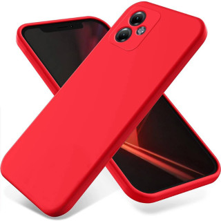 Liquid silikondeksel Motorola Moto G14 - Rød