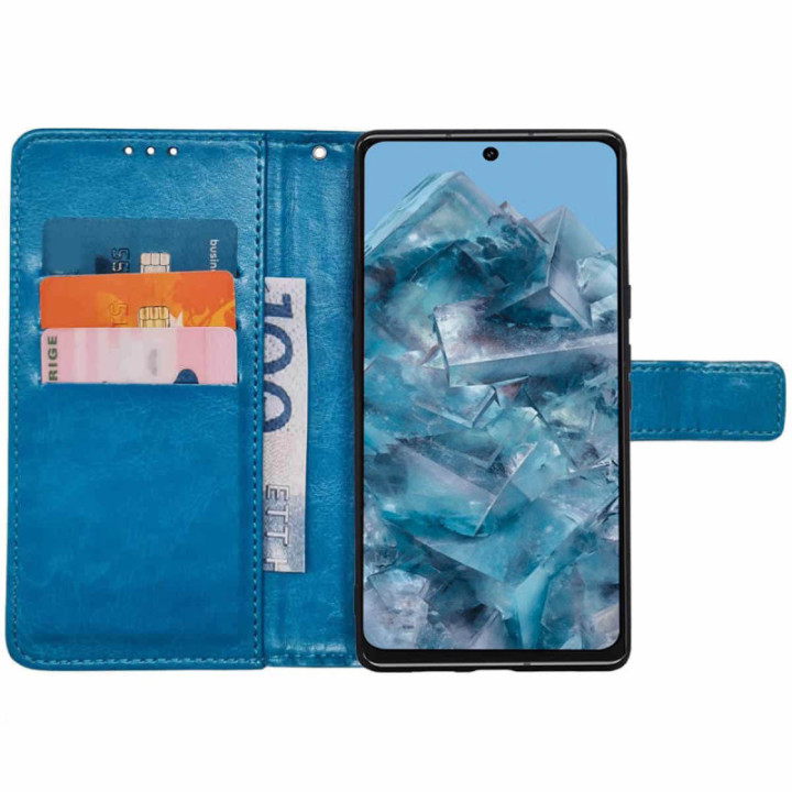 Wallet cover 3-card Google Pixel 8 - Lightblue