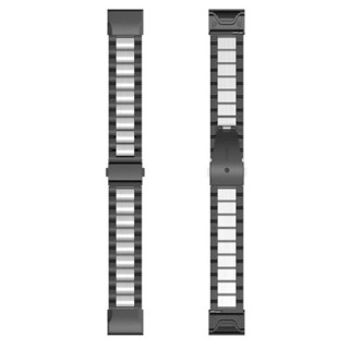 Rustfri stål urlænke Garmin Epix Pro (51mm) - Sort/sølv