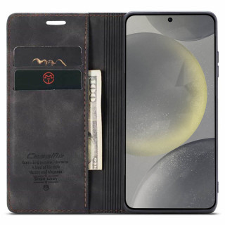 CaseMe Smart Magnet FlipCase Samsung Galaxy S24 Plus - Schwarz