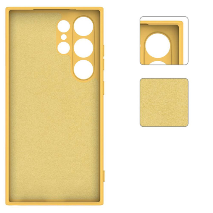 Liquid silicone case Samsung Galaxy S24 Ultra - Yellow