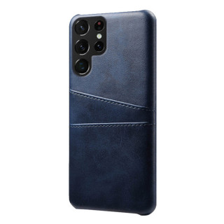 Retro deksel med kortholder Samsung Galaxy S24 Ultra - Blå