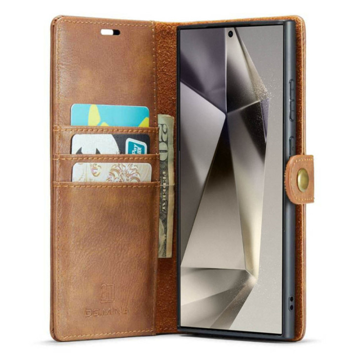 WalletCase DG-Ming 2i1 Samsung Galaxy S24 Ultra - Brown