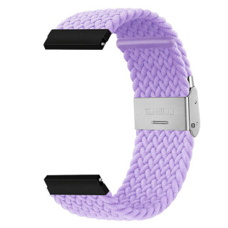 Braided Elastic Watchstrap Garmin Venu 3 - lightpurple