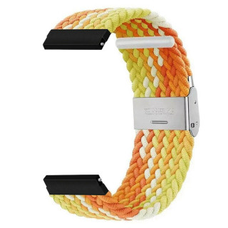 Flettet elastisk armbånd Garmin Venu 3 - gradientorange