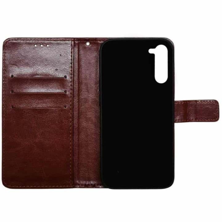 Handyhülle 3-Karten Samsung Galaxy A15 - Braun