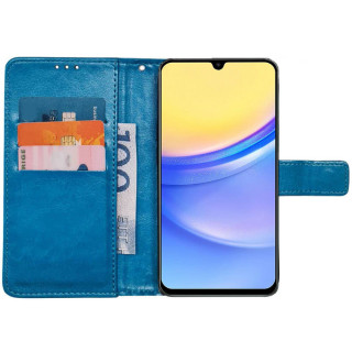 Lompakkokotelo 3-kortti Samsung Galaxy A15 - Vaaleansininen