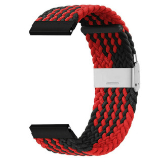 Flettet klokkereim Garmin Forerunner 245 Music - Rød/svart