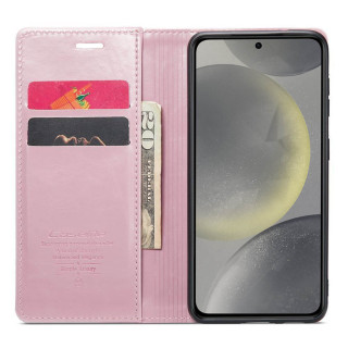 CaseMe Handyhülle 2-Karten Samsung Galaxy S24 Plus - Hellpink